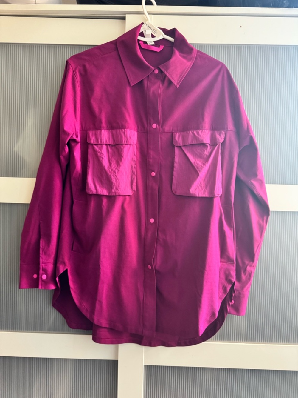 lululemon athletica Magenta Button-Down Shirt